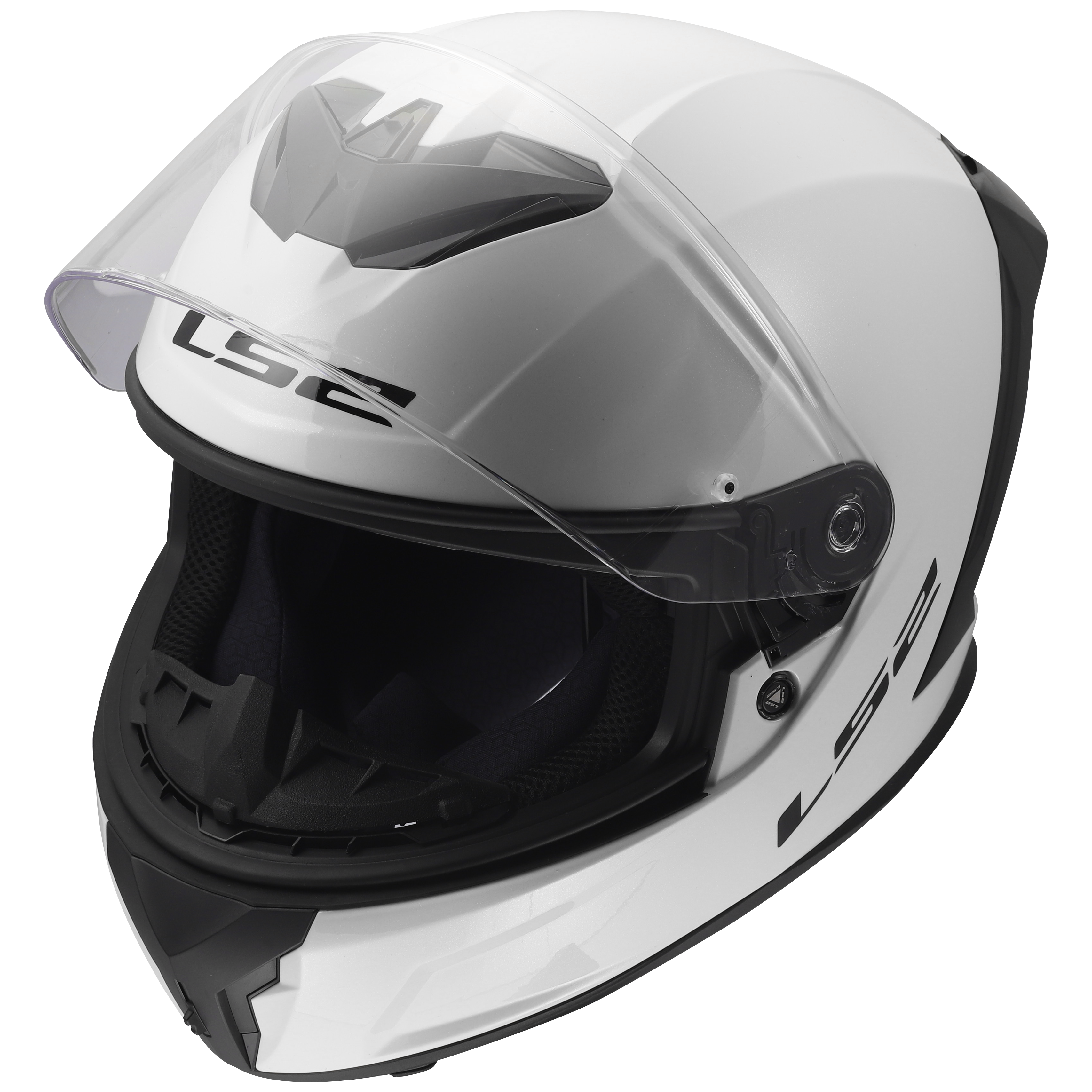 LS2 FF820 RAPID III SOLID GLOSS WHITE 168200002 (3)